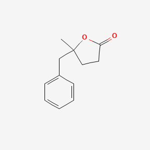 molecular formula C12H14O2 B1634317 5-Benzyl-5-methyltetrahydrofuran-2-one 