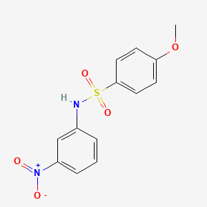 4-methoxy-N-(3-nitrophenyl)benzenesulfonamide