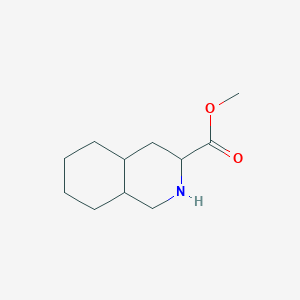 molecular formula C11H19NO2 B1634340 Decahydroisoquinoline-3-carboxylic acid, methyl ester 