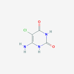 molecular formula C4H4ClN3O2 B1634342 6-Amino-5-chloropyrimidine-2,4(1H,3H)-dione 