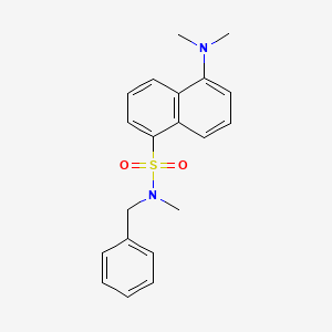 1-Naphthalenesulfonamide, 5-(dimethylamino)-N-methyl-N-(phenylmethyl)-