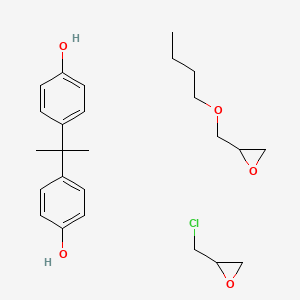 Phenol, 4,4'-(1-methylethylidene)bis-, polymer with (butoxymethyl)oxirane and (chloromethyl)oxirane