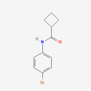 Cyclobutanecarboxamide, N-(4-bromophenyl)-