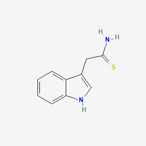 molecular formula C10H10N2S B1634430 2-(1H-indol-3-yl)ethanethioamide 