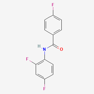 molecular formula C13H8F3NO B1634436 N-(2,4-difluorophenyl)-4-fluorobenzamide 