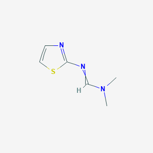 molecular formula C6H9N3S B1634442 N,N-Dimethyl-N'-(thiazol-2-yl)formimidamide 