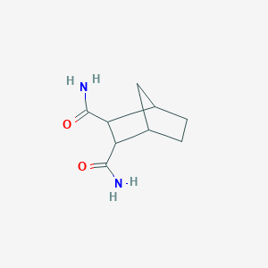 molecular formula C9H14N2O2 B1634445 Bicyclo[2.2.1]heptane-2,3-dicarboxamide CAS No. 6343-10-8