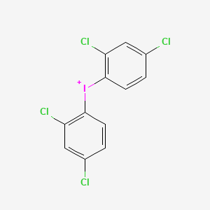molecular formula C12H6Cl4I+ B1634451 Feniodium CAS No. 71585-34-7