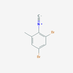 molecular formula C8H5Br2N B1634460 2,4-Dibromo-6-methylphenylisocyanide 