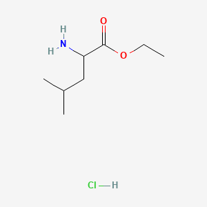 molecular formula C8H18ClNO2 B1634475 Ethyl DL-leucinate hydrochloride CAS No. 23420-04-4