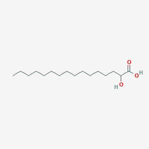 molecular formula C16H32O3 B163448 2-Hydroxyhexadecanoic acid CAS No. 764-67-0