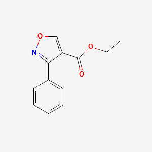 molecular formula C12H11NO3 B1634496 Ethyl 3-phenyl-1,2-oxazole-4-carboxylate 