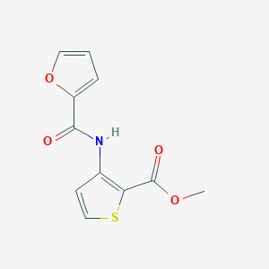 molecular formula C11H9NO4S B1634505 Methyl 3-(2-furoylamino)-2-thiophenecarboxylate 