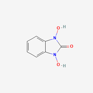 molecular formula C7H6N2O3 B1634511 1,3-Dihydroxybenzimidazol-2-one 