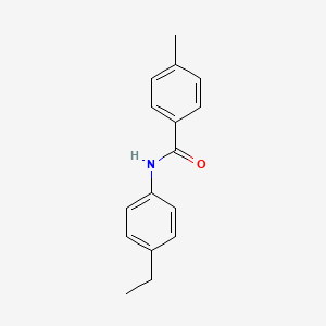 molecular formula C16H17NO B1634588 N-(4-ethylphenyl)-4-methylbenzamide 