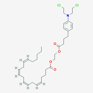 molecular formula C36H53Cl2NO4 B163459 Chlorambucil-arachidonic acid conjugate CAS No. 130676-89-0