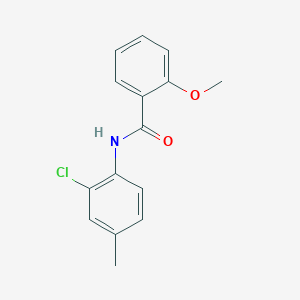 molecular formula C15H14ClNO2 B1634592 N-(2-chloro-4-methylphenyl)-2-methoxybenzamide 