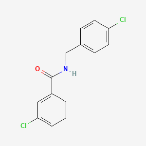 3-Chloro-N-(4-chlorobenzyl)benzamide