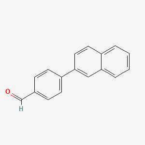 molecular formula C17H12O B1634607 4-Naphthalen-2-yl-benzaldehyde 