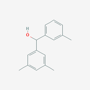molecular formula C16H18O B1634612 3,3',5-Trimethylbenzhydrol 