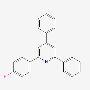 molecular formula C23H16FN B1634631 2-(4-Fluorophenyl)-4,6-diphenylpyridine 