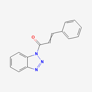 molecular formula C15H11N3O B1634634 1-(Benzotriazol-1-yl)-3-phenylprop-2-en-1-one 