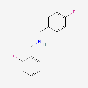 molecular formula C14H13F2N B1634645 N-(2-Fluorobenzyl)-4-fluorobenzylamine 