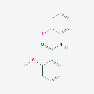 molecular formula C14H12INO2 B1634650 N-(2-iodophenyl)-2-methoxybenzamide 