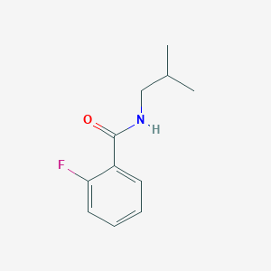 molecular formula C11H14FNO B1634675 Benzamide, 2-fluoro-N-isobutyl- 