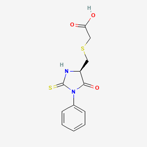 molecular formula C12H12N2O3S2 B1634685 Pth-S-Carboxymethylcysteine 