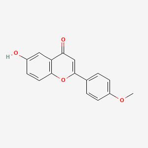 molecular formula C16H12O4 B1634686 6-羟基-4'-甲氧基黄酮 