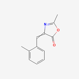 molecular formula C12H11NO2 B1634704 2-Methyl-4-[(2-methylphenyl)methylidene]-1,3-oxazol-5-one 