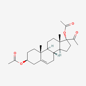 molecular formula C25H36O5 B1634707 3beta,17-Dihydroxypregn-5-en-20-one 3,17-di(acetate) CAS No. 3517-38-2