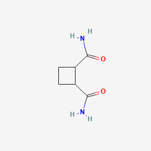 molecular formula C6H10N2O2 B1634708 1,2-Cyclobutanedicarboxamide CAS No. 45775-95-9
