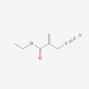 molecular formula C8H10O2 B1634716 Ethyl 2-methylenepent-4-ynoate 