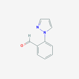 molecular formula C10H8N2O B163472 2-吡唑-1-基苯甲醛 CAS No. 138479-47-7