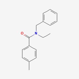 molecular formula C17H19NO B1634734 N-benzyl-N-ethyl-4-methylbenzamide 