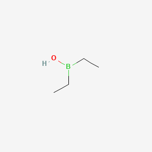 molecular formula C4H11BO B1634740 Diethylborinic acid 