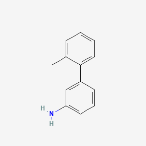 molecular formula C13H13N B1634778 3-(邻甲苯基)苯胺 CAS No. 400745-54-2