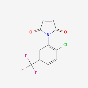 molecular formula C11H5ClF3NO2 B1634787 1-(2-Chloro-5-trifluoromethyl-phenyl)-pyrrole-2,5-dione CAS No. 34520-60-0