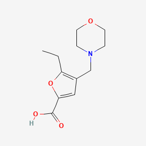 5-Ethyl-4-(morpholin-4-ylmethyl)furan-2-carboxylic acid