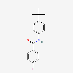 molecular formula C17H18FNO B1634828 N-(4-tert-butylphenyl)-4-fluorobenzamide 