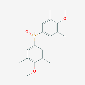 molecular formula C18H22O3P+ B163484 Bis(4-methoxy-3,5-dimethylphenyl)phosphine oxide CAS No. 125653-55-6