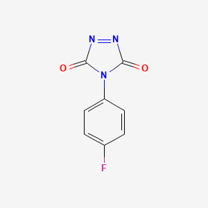 molecular formula C8H4FN3O2 B1634855 4-(4-Fluoro-phenyl)-[1,2,4]triazole-3,5-dione 