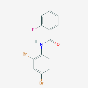 N-(2,4-dibromophenyl)-2-fluorobenzamide