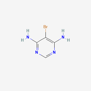 molecular formula C4H5BrN4 B1634906 5-Bromopyrimidine-4,6-diamine 