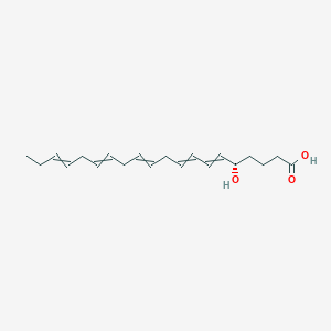 molecular formula C20H30O3 B163495 5S-hydroxy-6E,8Z,11Z,14Z,17Z-eicosapentaenoic acid CAS No. 92008-51-0