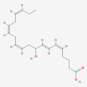 molecular formula C20H30O3 B163501 (+/-)-9-羟基-5Z,7E,11Z,14Z,17Z-二十碳五烯酸 CAS No. 286390-03-2