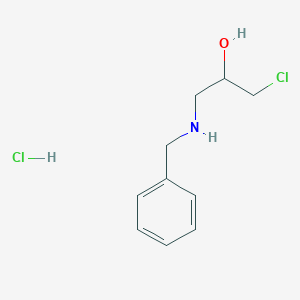 molecular formula C10H15Cl2NO B1635033 1-(Benzylamino)-3-chloropropan-2-ol hydrochloride 