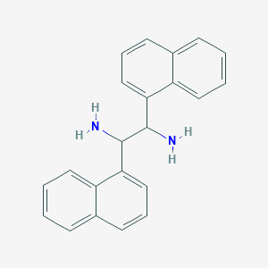 molecular formula C22H20N2 B1635048 1,2-Dinaphthalen-1-ylethane-1,2-diamine 